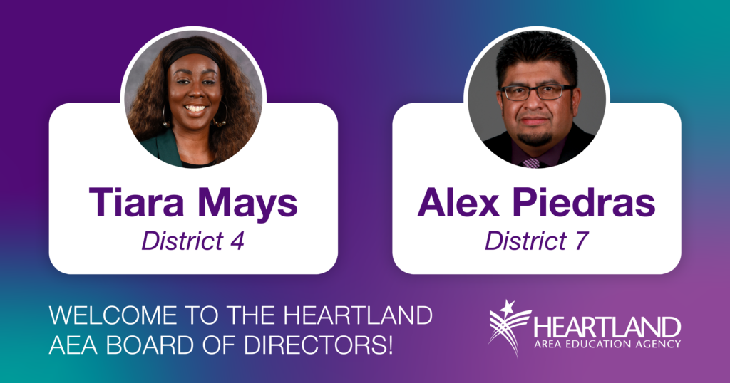 Mays & Piedras Join Heartland AEA Board of Directors Heartland