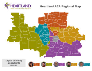 AEA Digital Learning Consultants Map