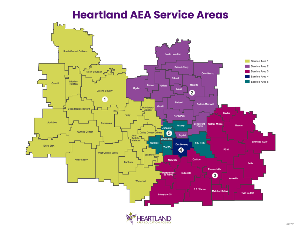 Service Areas Map 8511